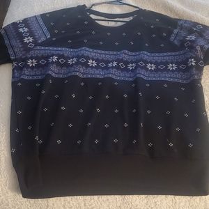 LulaRoe short sleeve sweater never worn
